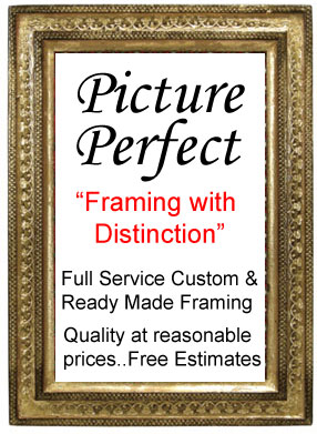 Custom Framing and Ready Made Framing. Free Estimates.